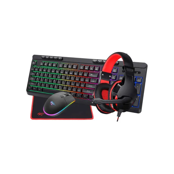 Havit KB907CM Gamenote USB Keyboard, Headphone, Mouse & Mousepad 4 in 1 Combo